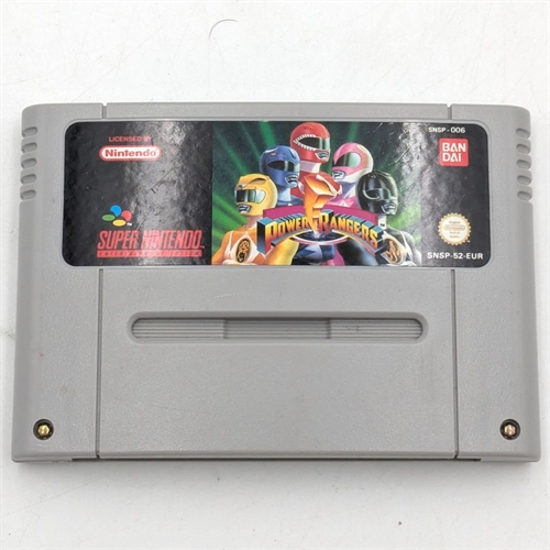 Mighty Morphin Power Rangers - Cartridge - SNES Game (EUR) (ENG) (B Grade) (Used)